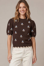Load image into Gallery viewer, Bountiful Bliss Embroidered Sweater