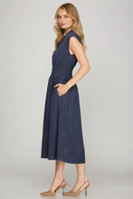 Load image into Gallery viewer, Celestial Delight Zip Front Midi Dress
