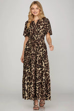 Load image into Gallery viewer, Wild Side Tiered Maxi Dress