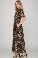 Load image into Gallery viewer, Wild Side Tiered Maxi Dress
