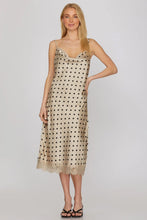 Load image into Gallery viewer, Lucille Polka Dot Cowl Slip Dress