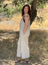 Load image into Gallery viewer, European Summer Striped Jumpsuit