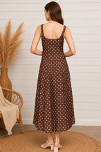 Load image into Gallery viewer, Dot's Amore Polka Dot Maxi Dress