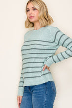 Load image into Gallery viewer, Soft Current Striped Sweater