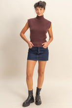 Load image into Gallery viewer, Harper Mock Neck Sleeveless Sweater