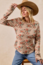 Load image into Gallery viewer, Orchard Bloom Waffle Knit Top