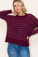 Load image into Gallery viewer, Weekend Mood Dot Sweater