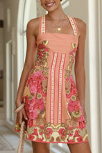 Load image into Gallery viewer, Sicilian Sunset Floral Mini Dress
