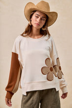 Load image into Gallery viewer, Amber Petals Patchwork Top
