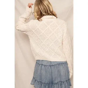 Iconic Crochet Moto Jacket