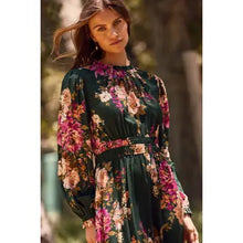 Load image into Gallery viewer, Classic Romance Floral Midi Dress
