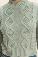 Load image into Gallery viewer, Snuggly Days Cable Knit Sweater
