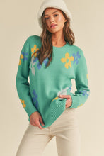 Load image into Gallery viewer, Groovy Baby Floral Sweater
