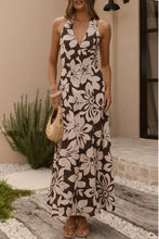 Load image into Gallery viewer, Tahitian Latte Halter Maxi Dress
