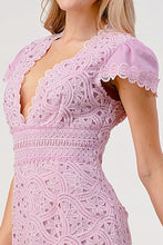 Load image into Gallery viewer, Garden Of Romance Lace Mini Dress
