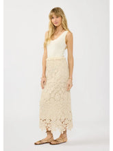 Load image into Gallery viewer, Sun Kissed Floral Crochet Midi Skirt
