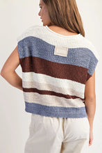 Load image into Gallery viewer, Coffee Chat Striped Sweater
