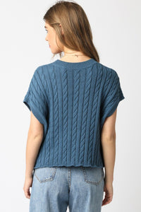 Cool And Clever Cable Knit Sweater