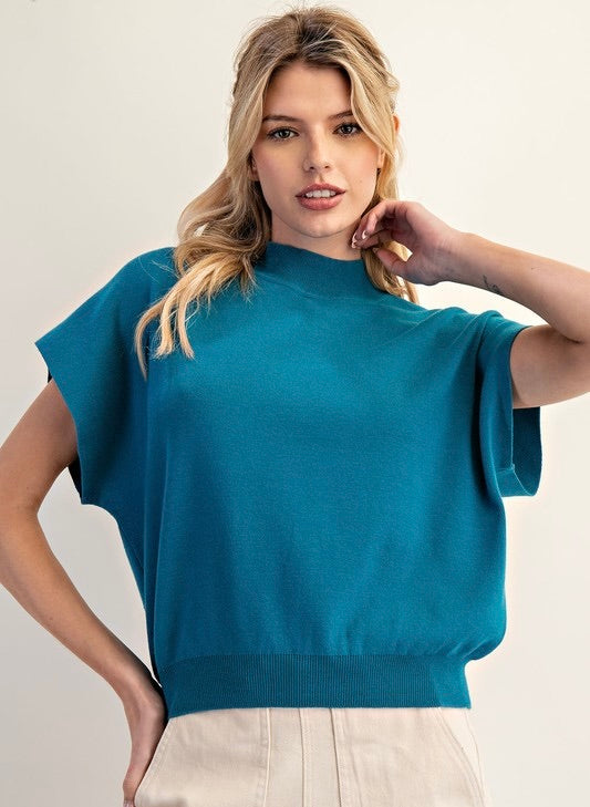 Simply Me Mock Neck Sweater