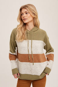 Falling For You Block Hoodie Sweater