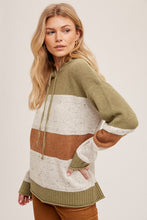 Load image into Gallery viewer, Falling For You Block Hoodie Sweater
