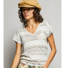 Load image into Gallery viewer, Afterglow Lace V-Neck Top
