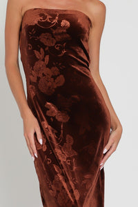 Mesmerizing Velvet Midi Dress