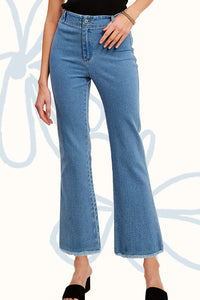 Seaside Stroll Denim Wide Leg Pant