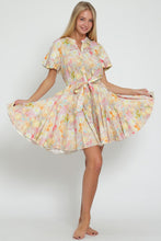 Load image into Gallery viewer, Daffodil Dreams Floral Mini Dress
