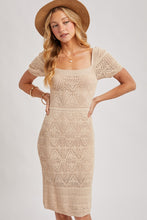 Load image into Gallery viewer, All Eyes On You Knit Dress
