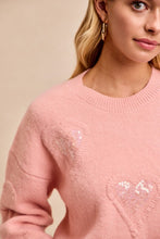Load image into Gallery viewer, Heart That Sparkles Cozy Sweater
