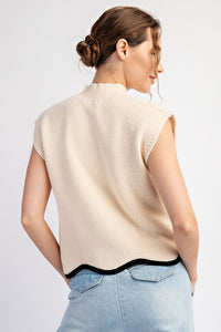 Waves Of Wonder Short Sleeve Sweater