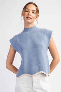 Waves Of Wonder Short Sleeve Sweater