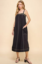 Load image into Gallery viewer, Casual Cool Contrast Stitch Dress
