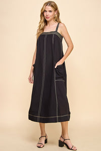 Casual Cool Contrast Stitch Dress