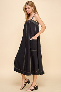 Casual Cool Contrast Stitch Dress