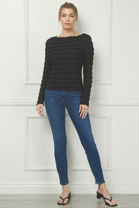 Simple Elegance Ruffle Lace Top