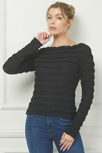 Load image into Gallery viewer, Simple Elegance Ruffle Lace Top
