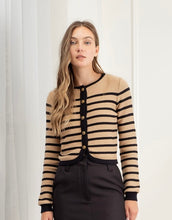 Load image into Gallery viewer, Elevated Essential Striped Button Down Cardigan
