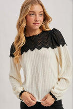 Load image into Gallery viewer, Effortless Allure Lace Detail Top
