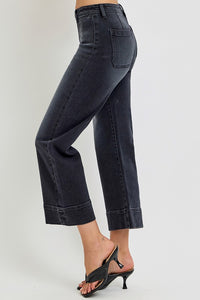 Practically Perfect High Rise Crop Wide Jean