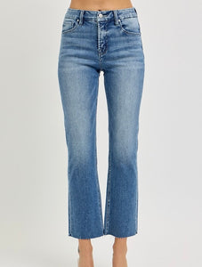 Willow Hgh Rise Crop Straight Jeans