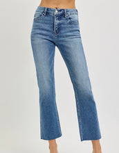 Load image into Gallery viewer, Willow Hgh Rise Crop Straight Jeans
