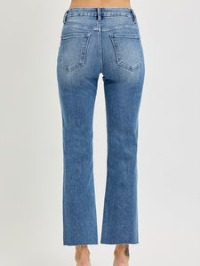 Willow Hgh Rise Crop Straight Jeans