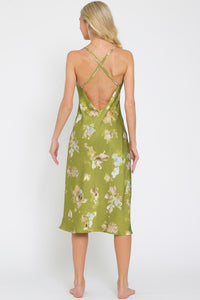 Stepping Out Cowl Neck Slip Dress