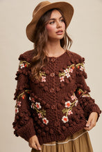 Load image into Gallery viewer, Whimsical Happiness Tuft Dot Cardigan
