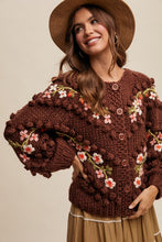 Load image into Gallery viewer, Whimsical Happiness Tuft Dot Cardigan
