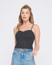 Load image into Gallery viewer, Rose Jacquard Lace Bralette
