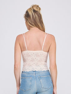 Rose Jacquard Lace Bralette