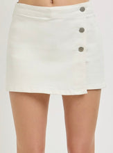 Load image into Gallery viewer, White Sands High Rise Button Down Skort
